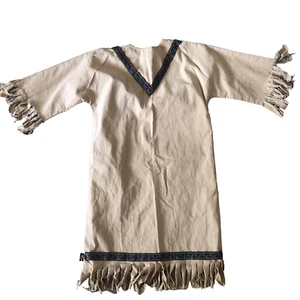 Vestido Disfraz Nativo Americano Jóvenes Niños Vestido de Acción de Gracias Halloween Hecho a Mano - Imagen 1 de 11