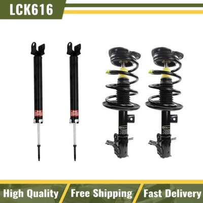 2 puntales delanteros completos con resortes 2 amortiguadores traseros para Nissan Altima 2007-2012 Foto 1 de 4