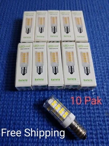 E14 5W (equals 50W bulb) LED Light Bulb, 10 Pack, Warm White - Picture 1 of 4