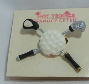 Hot Tropics Handcrafted Golf Pin - Picture 1 of 6