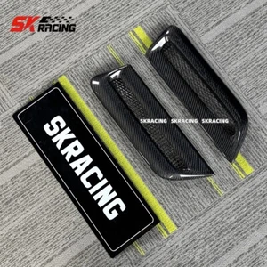 For 08-15 Mitsubishi Evolution EVO Carbon Fiber Bonnet Scoop Vent Hood Air Vents - Imagen 1 de 17