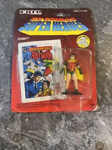 1990 Ertl DC Comics Super Heroes Robin #726 Die Cast Figure MOC