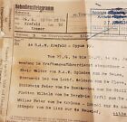 KREFELD-OPPUM: Bahndiensttelegramm v. 27.6.1934
