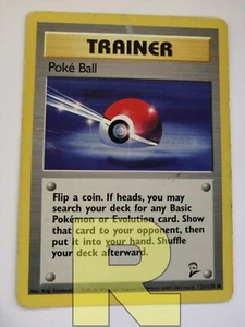 Pokè Ball / Poke Ball ® Base Set 2 121/130 ® Comune ® Pokemon ® Inglese ® Good- - Picture 1 of 2