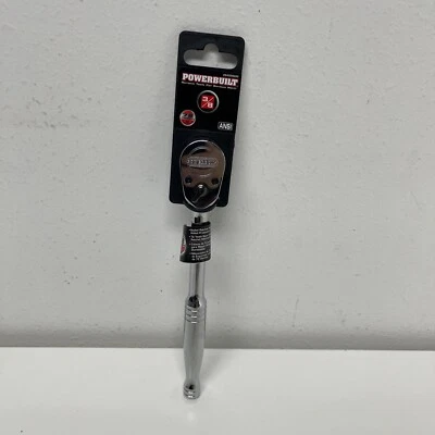 Powerbuilt 3/8 Inch Drive 72 Tooth  Head Ratchet - 649989M - Image 1 of 4