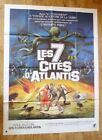 WARLORDS OF ATLANTIS sci-fi Doug McClure oryginalny duży francuski plakat filmowy '78