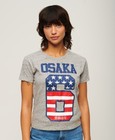 Superdry Womens Osaka 6 Flag 90S T-Shirt