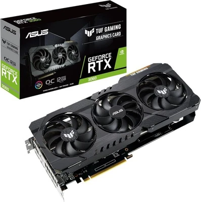 ASUS TUF Gaming GeForce RTX 3060 OC V2 LHR 12GB GDDR6 Scheda Grafica - Immagine 1 di 4
