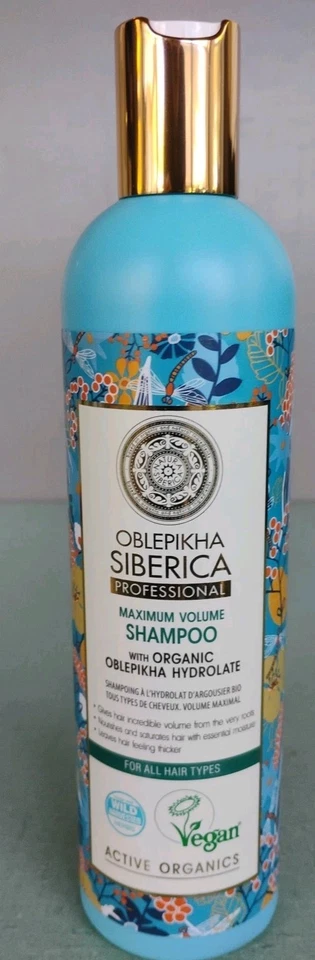 Champú Natura Siberica Sea Buckthorn 400 ml 13,5 oz caducidad 04/2028 Foto 1 de 2