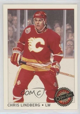 1992-93 O-Pee-Chee Premier Chris Lindberg #4 - Image 1 of 2