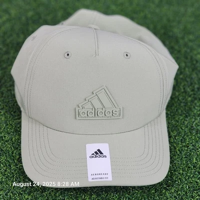 Adidas AEROREADY Hat Cap Golf Tennis Olive Adjustable Adult New Breathable   - Изображение 1 из 4