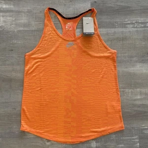 Nike Women’s Orange Racerback Tank Top Sz Lg DN4531-842 - Picture 1 of 5