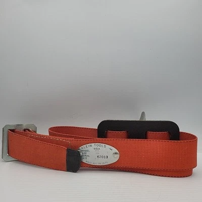 Vintage Klein Tools 5475 Tool Belt Adjustable Belt 2 1/4 Wide Medium Made in USA - Image 1 of 4