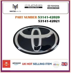 Genuine..!!! TOYOTA COROLLA HIGHLANDER RAV4 AVALON Emblem Badge 53141-42020 - Picture 1 of 3