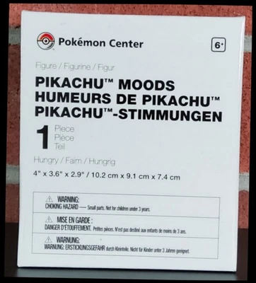 Pokemon Center Pikachu Moods Hungry Figure New Exclusive 2021 - Image 1 of 4