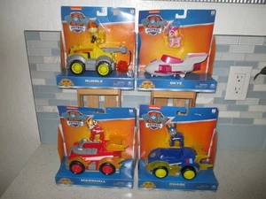 4 SETS Nickelodeon Paw Patrol Mighty Pups Super Paws Deluxe Vehicles ALL NEW! - Picture 1 of 14