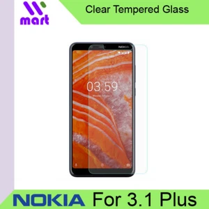 Clear Tempered Glass Screen Protector for Nokia 3.1 Plus - Picture 1 of 1
