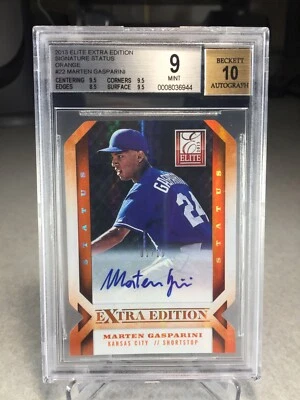 2013 Elite Extra Edition Signature Status 1/10 Marten Gasparini #22 - BGS 9 - Image 1 of 2
