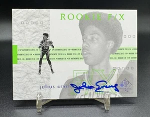 2013-14 Upper Deck SP Authentic Julius Erving Auto Rookie F/X Card Signed SSP - Picture 1 of 6