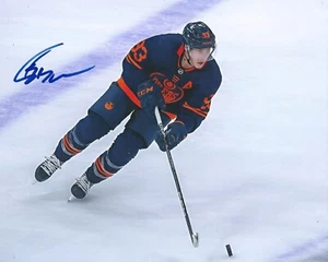 Ryan Nugent-Hopkins Signed 8x10 Photo Edmonton Oilers Autographed COA G - Picture 1 of 1