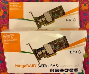 LSI MegaRAID 9280-8E SATA SAS Controller Card 6 GB 8 Port ROC RAID Adapter - Picture 1 of 4