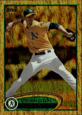 2012 Topps Gold Sparkle #73 Brandon McCarthy - NM-MT - Image 1 of 2