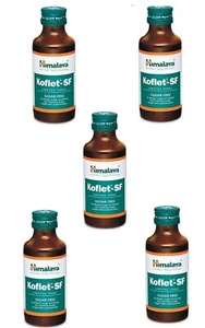 5 X Himalaya Koflet-SF Linctus | Manages Bronchitis & DRY Cough 100ML FREE SHIP - Picture 1 of 5
