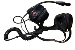 Motorola BDN6645A Heavy Duty Headset With Earcup Push-To-Talk Noise Canceling - Picture 1 of 4
