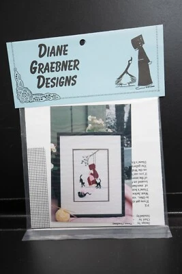 Knitting Challenge Diane Graebner Designs Counted Cross Stitch Pattern - Image 1 of 2