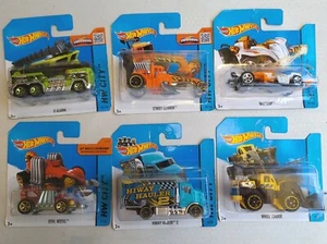 2013 Hot Wheels HW City 5 Alarm Street Cleaver Wattzup Evil Weevil 6er Set - Bild 1 von 7