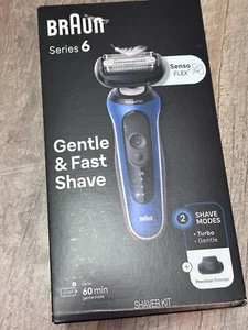 Braun Series 6 Senso Flex Wet/Dry Electric Shaver Kit 6120s 60min Battery SEALED - Picture 1 of 1