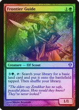 Frontier Guide FOIL Zendikar PLD Green Uncommon MAGIC GATHERING CARD ABUGames