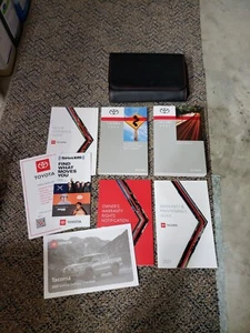 2021 Toyota Tacoma Owner's Manual Complete Set OEM w/ Case - Picture 1 of 4