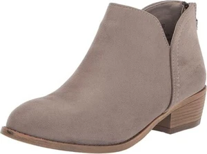 Journee Collection Women's Ankle Boots and Booties Gray Suede Size 10 US - Picture 1 of 7
