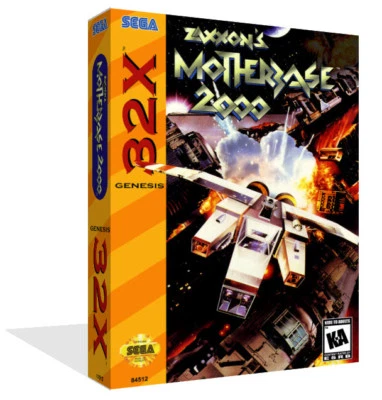 - Zaxxon's Motherbase 2000  Box Case + Cover Art Work Only  - Image 1 of 4