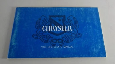 Proprietario´S Manuale Chrysler NEWPORT / Town & Country/Cordoba/New Yorker Di - Immagine 1 di 2