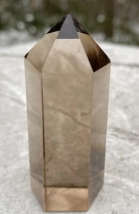 Smoky Quartz Point Tower Stress Relief Protection Grounding 29825E - Photo 1 sur 6