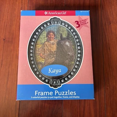 Muñeca American Girl KAYA Rompecabezas Enmarcado 50 Piezas X 3 Rompecabezas Foto 1 de 2