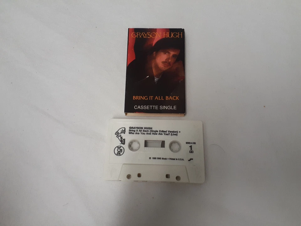 Grayson Hugh Cassette Single, Bring It All Back (1989, RCA) - Image 1 of 1