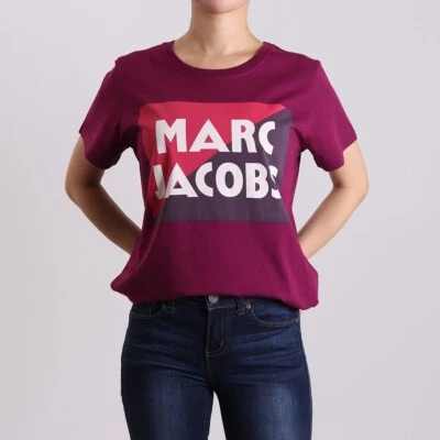 CAMISETA MARC JACOBS CLÁSICA ESTAMPADO LOGO BAYA TALLA XS "NUEVA CON ETIQUETAS" Foto 1 de 4