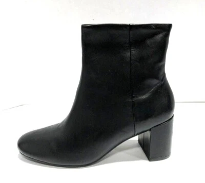 Taryn Rose Women's Cassidy, Black Leather Ankle Bootie, Size 8.5 M - Image 1 of 4