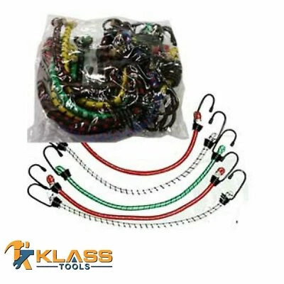 KLASSTOOLS 12" Inch Elastic Tie Down (Bungee Cord)