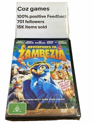 Adventures In Zambezia DVD, 2012 BRAND NEW AND SEALED REGION 4 Leonard Nimoy - image 1 of 2