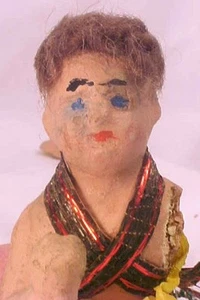 Angelo in Cera Decorazione Natalizia Composizione 6,5 pollici Antico #5 - Foto 1 di 9