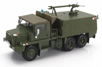 MODELLINO CAMION STATICO HACHETTE BERLIET GBC 8KT TANKER AIRPORT 1969 SCALA 1/43 - Immagine 1 di 4