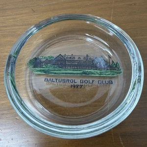 Baltusrol Golf Club 1977 Glass Ashtray - Picture 1 of 24