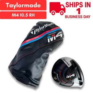 TaylorMade M4 10.5 Driver Head Only Right Hand With Headcover USED FAST SHIP - Picture 1 of 23