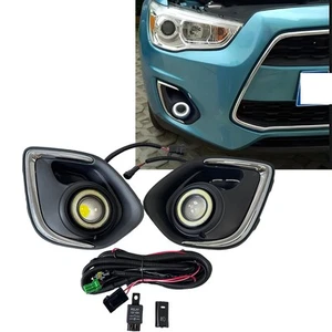 Para Mitsubishi Outlander Sport ASX RVR 13-15 LED Luz Antiniebla con Ojo de Ángel Kit c - Imagen 1 de 21