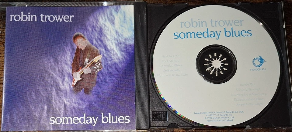 ROBIN TROWER - SOMEDAY BLUES CD UK-Press. - Bild 1 von 2