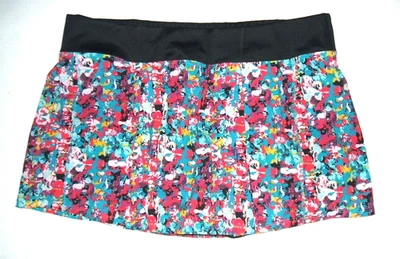 Saia Esportiva 2 em 1 Jette Skorts Feminina Corrida L Yoga Tênis Ouro Pickleball - Imagem 1 de 4